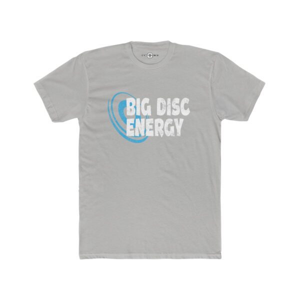 Big Disc Energy Disc Golf Tee Shirt - Grey