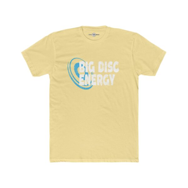 Big Disc Energy Disc Golf Tee Shirt - Yellow