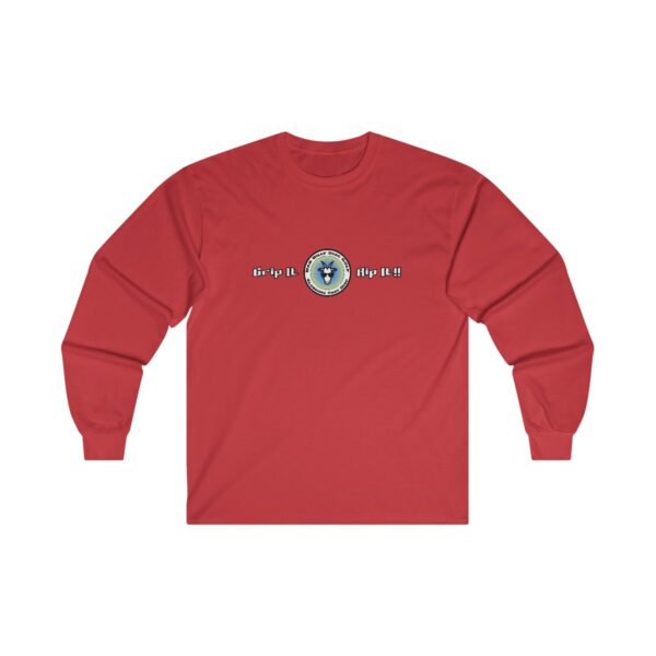 Grip it and Rip It Long Sleeve Disc Golf Shirt - Red