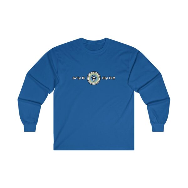 Grip it and Rip It Long Sleeve Disc Golf Shirt - Blue