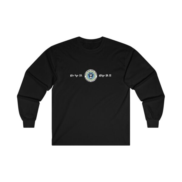 Grip it and Rip It Long Sleeve Disc Golf Shirt - Black