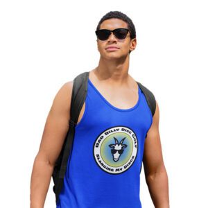 Bad Billy Disc Golf - Disc Slinger Tank - True Royal Blue edited