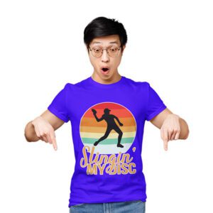 Bad Billy Disc Golf - Slinging My Disc Golf Shirt - Purple